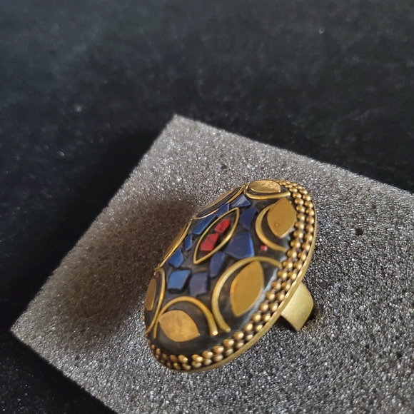 Vintage Antique Ring - Blue - Picture 10 of 11